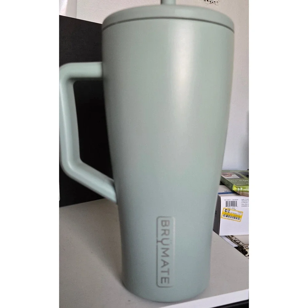 BruMate Era 30oz Leakproof Straw Tumbler Sage Green DWER30SGE Insulated Mug